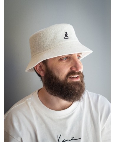 Cappellino da Pescatore Kangol Bermuda Bucket K3050ST-WH103 Cappellino da Pescatore Kangol Bermuda Bucket K3050ST-WH103