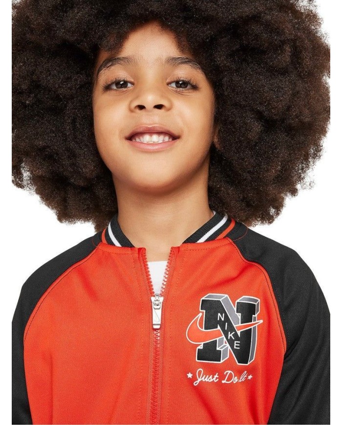 Tuta Nike arancione e nera da bambino Next Gen 86L769-023