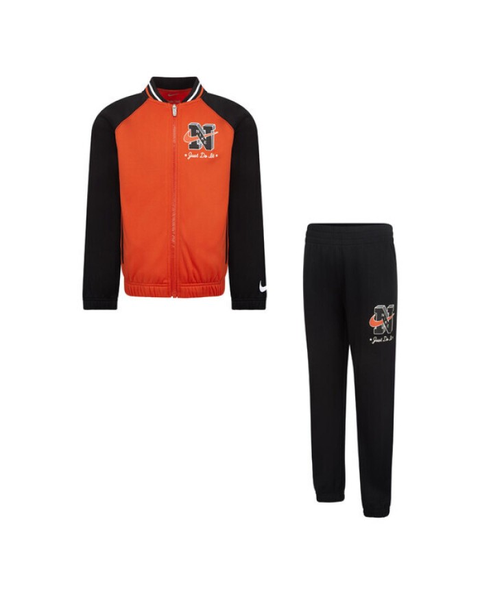 Tuta Nike arancione e nera da bambino Next Gen 86L769-023