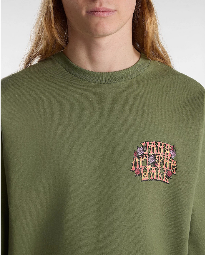 Maglietta a maniche lunghe Vans Checking Out VN000KBAAMB