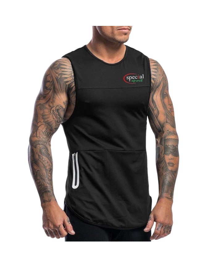 Canotta da Allenamento Special Sport Fitness Palestra Nera CANOTTSPEC01