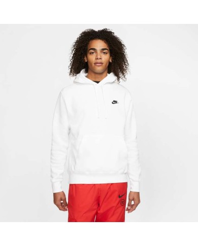 FELPA CON CAPPUCCIO SPORTSWEAR CLUB BV2654-100 FELPA CON CAPPUCCIO SPORTSWEAR CLUB BV2654-100