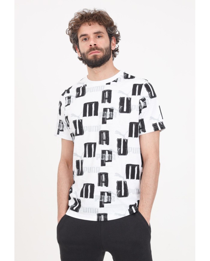 T-SHIRT ESS+ LOGO LAB AOP 678982-02