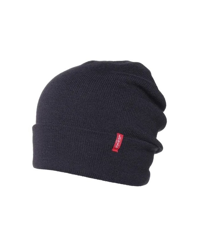BERRETTO SLOUCHY RED TAB BEANIE   223878-0011-0017
