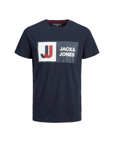 T-SHIRT JCOLOGAN TEE SS CREW 12216270-NAVY_B T-SHIRT JCOLOGAN TEE SS CREW 12216270-NAVY_B