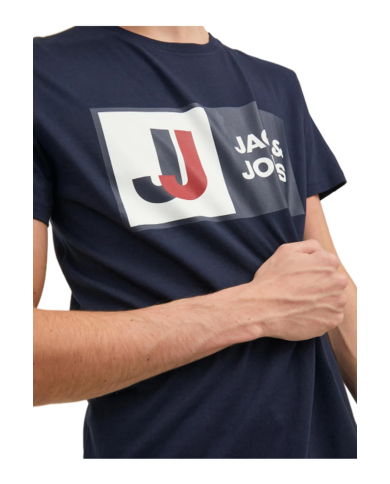 T-SHIRT JCOLOGAN TEE SS CREW 12216270-NAVY_B T-SHIRT JCOLOGAN TEE SS CREW 12216270-NAVY_B
