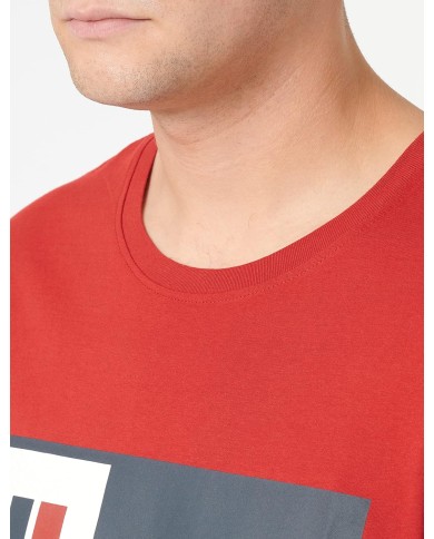 T-SHIRT JCOLOGAN TEE SS CREW 12216270-CHILIP T-SHIRT JCOLOGAN TEE SS CREW 12216270-CHILIP