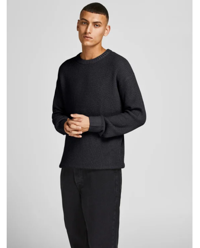 Maglione Brink 12194786 Nero Regular Fit Maglione Brink 12194786 Nero Regular Fit