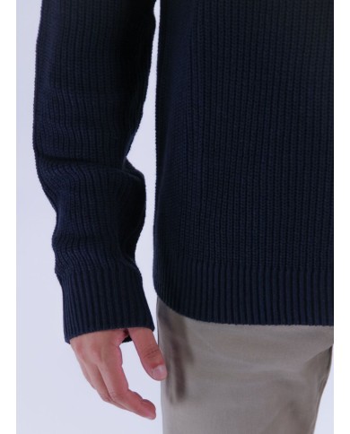 Maglione Con Trama A Coste 12194786-NAVY_B Maglione Con Trama A Coste 12194786-NAVY_B