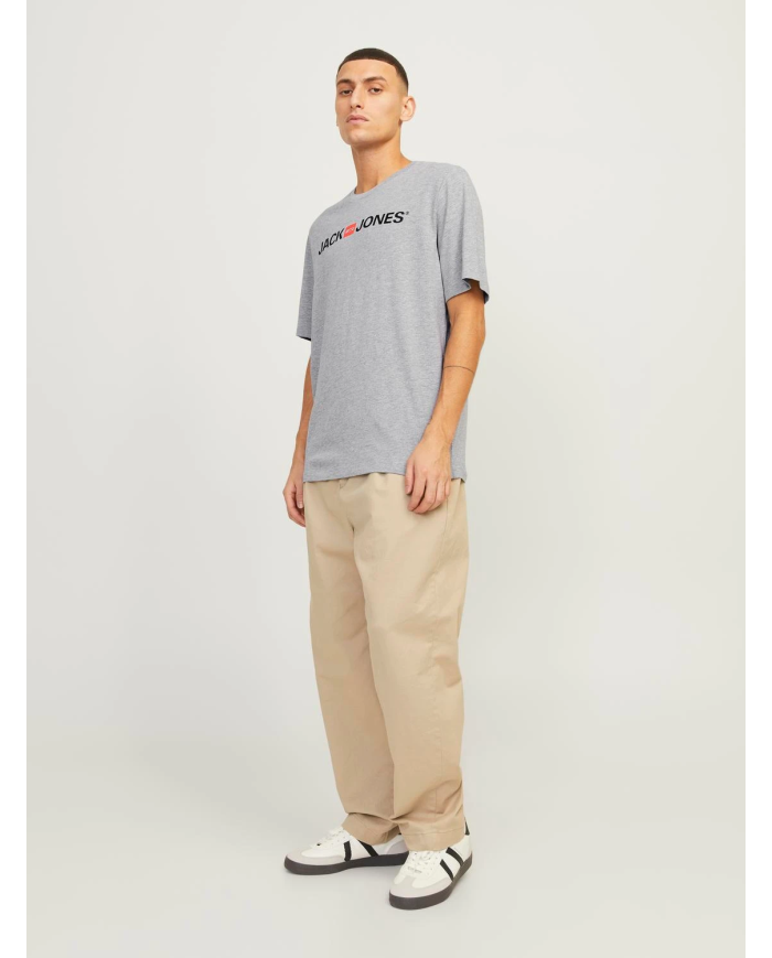 T-SHIRT JJECORP LOGO TEE 12137126-LT_GREY
