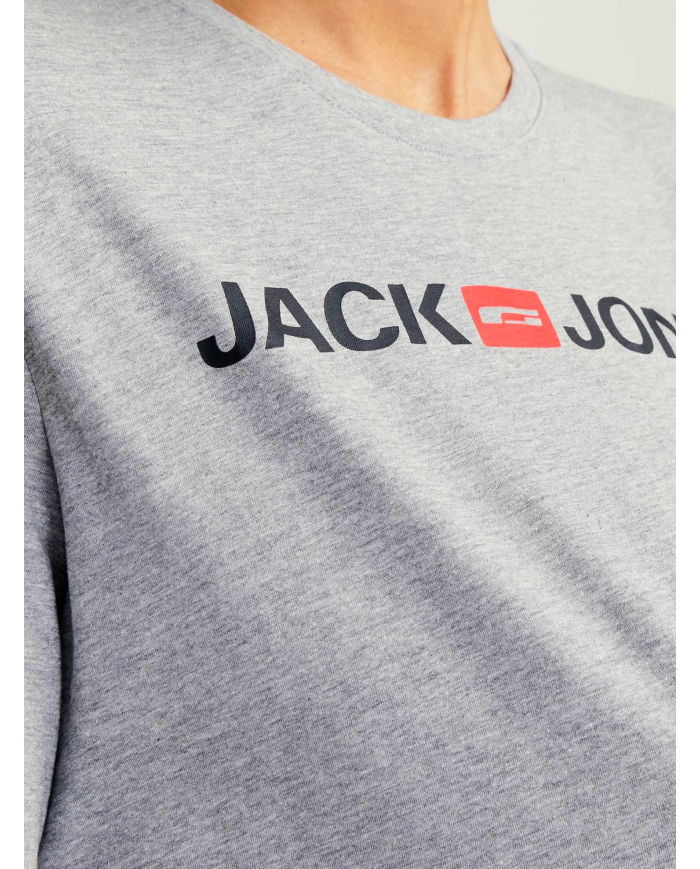 T-SHIRT JJECORP LOGO TEE 12137126-LT_GREY