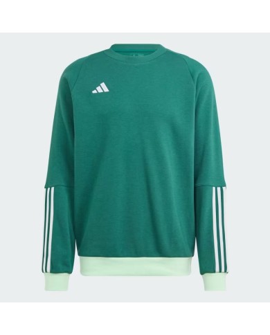 FELPA GIRACOLLO TIRO23 DARK GREEN  HU1324 FELPA GIRACOLLO TIRO23 DARK GREEN  HU1324