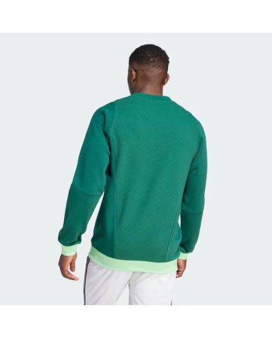FELPA GIRACOLLO TIRO23 DARK GREEN  HU1324 FELPA GIRACOLLO TIRO23 DARK GREEN  HU1324