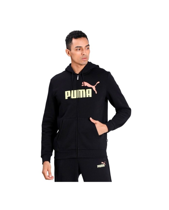 FELPA CON CAPPUCCIO FULL ZIP ESS 2 583715-51