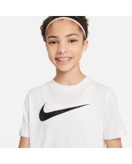 T-SHIRT YOUTH SWOOSH CW6941-100