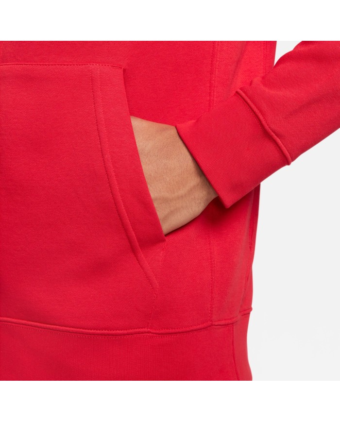 FELPA CON CAPPUCCIO FULL ZIP CW6887-657