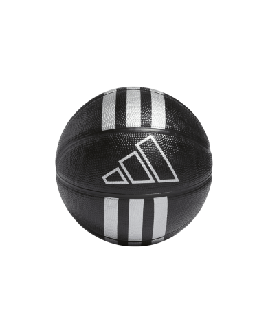 ADIDAS BASKETBALL 3S RUBBER MINI BLACK/SILVER MET. ADIDAS BASKETBALL 3S RUBBER MINI BLACK/SILVER MET.