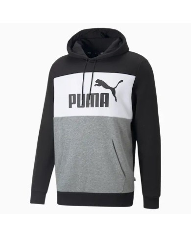 FELPA PUMA ESS+ COLORBLOCK 670168-01 FELPA PUMA ESS+ COLORBLOCK 670168-01