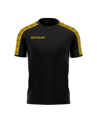 T-Shirt Givova POLY BAND BA02 Maglia Fitness Sport Unisex Nero Oro BA021020 T-Shirt Givova POLY BAND BA02 Maglia Fitness Sport Unisex Nero Oro BA021020