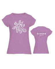 T-Shirt da Donna Givova LADY FLORAL MAC08 Cotone Viola MAC080014 T-Shirt da Donna Givova LADY FLORAL MAC08 Cotone Viola MAC080014