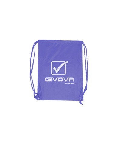 Sacchetto con Corda Givova B012 Nylon Lilla Bianco B0121703 Sacchetto con Corda Givova B012 Nylon Lilla Bianco B0121703
