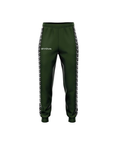 Pantalone Terry Band Givova BA12 Unisex Cotone Leggero Verde Militare BA120051 Pantalone Terry Band Givova BA12 Unisex Cotone Leggero Verde Militare BA120051