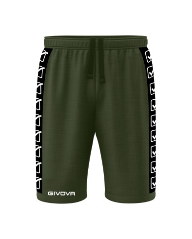 Bermuda GF VIP Terry Band BA04 Givova Cotone Unisex Verde Militare BA040051 Bermuda GF VIP Terry Band BA04 Givova Cotone Unisex Verde Militare BA040051