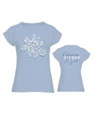 T-Shirt da Donna Givova LADY FLORAL MAC08 Cotone Celeste MAC080005 T-Shirt da Donna Givova LADY FLORAL MAC08 Cotone Celeste MAC080005