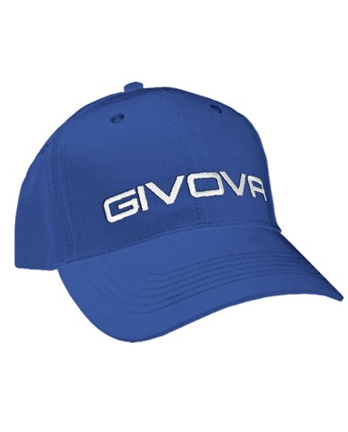 Cappellino con Visiera Givova ACC04 Regolabile Cotone Azzurro ACC040002 Cappellino con Visiera Givova ACC04 Regolabile Cotone Azzurro ACC040002
