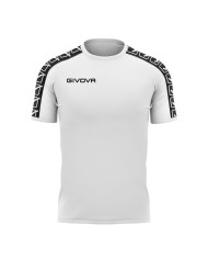 T-Shirt Givova POLY BAND BA02 Maglia Fitness Sport Unisex Bianco BA020003 T-Shirt Givova POLY BAND BA02 Maglia Fitness Sport Unisex Bianco BA020003