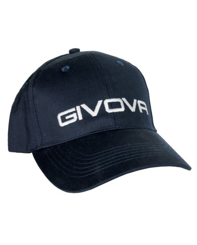 Cappellino con Visiera Givova ACC04 Regolabile Cotone Blu ACC040004 Cappellino con Visiera Givova ACC04 Regolabile Cotone Blu ACC040004