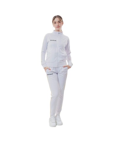 Tuta da Donna Givova REVOLUTION SUMMER TRIACETATO TR033SW Bianco Oro TR033SW0303 Tuta da Donna Givova REVOLUTION SUMMER TRIACETATO TR033SW Bianco Oro TR033SW0303