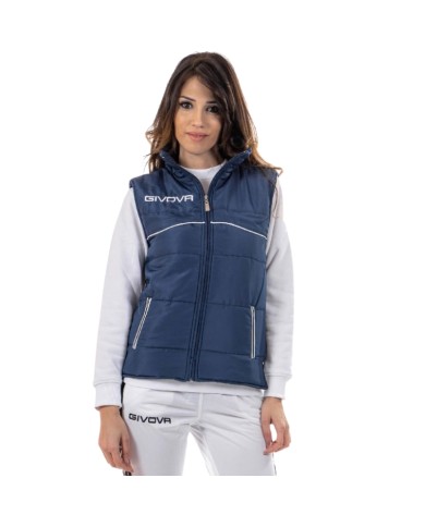 Giubbotto Smanicato Givova Cold G005 Gilet Sportivo Unisex Blu G0050004 Giubbotto Smanicato Givova Cold G005 Gilet Sportivo Unisex Blu G0050004