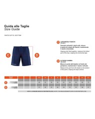 Pantaloncino GF VIP POLY BAND Givova BA03 Shorts Unisex Nero Oro BA031020