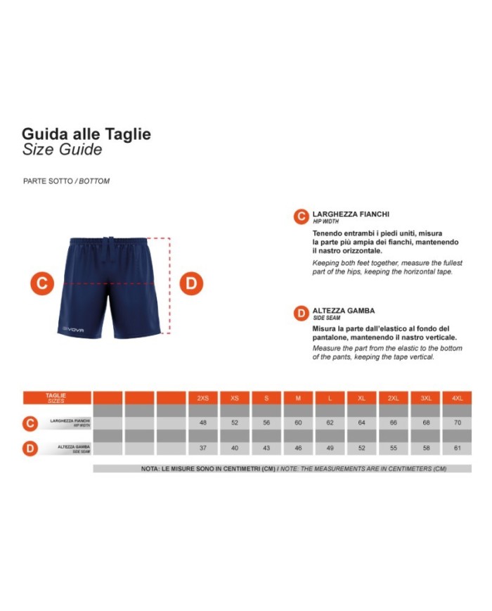 Pantaloncino GF VIP POLY BAND Givova BA03 Shorts Unisex Bianco Oro BA031020