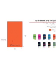 Telo Mare in Microfibra Givova BIG 80x165cm Spiaggia Arancio ACC290001 Telo Mare in Microfibra Givova BIG 80x165cm Spiaggia Arancio ACC290001