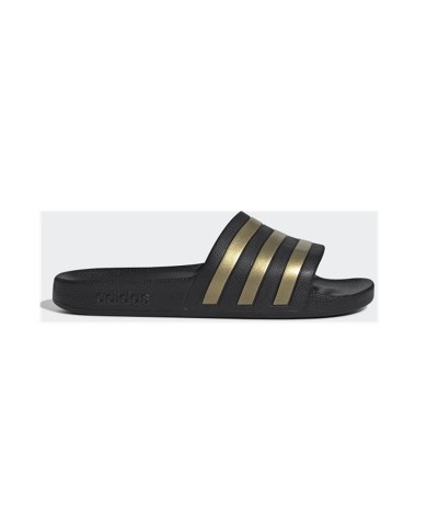 Ciabatte da Adulto Adidas Adilette Aqua Nero Oro Sandali Piscina EG1758 Ciabatte da Adulto Adidas Adilette Aqua Nero Oro Sandali Piscina EG1758