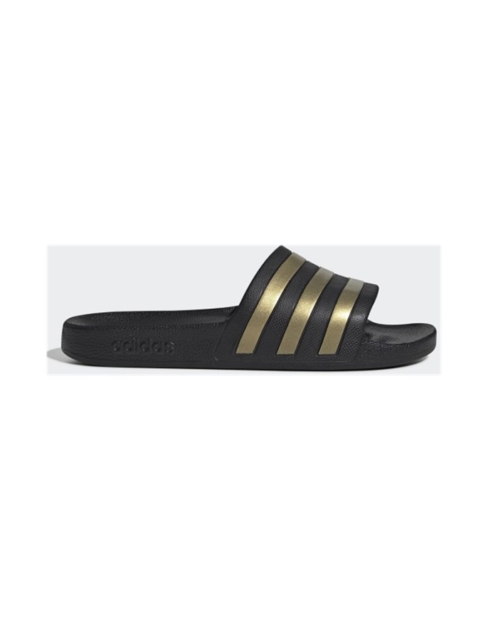 Ciabatte da Adulto Adidas Adilette Aqua Nero Oro Sandali Piscina EG1758