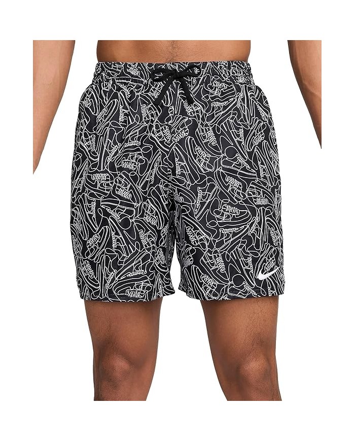 Costume Boxer Nike NESSE522001 Nero da Uomo in Poliestere