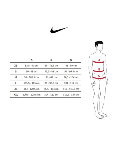 Costume Boxer Nike NESSE522001 Nero da Uomo in Poliestere