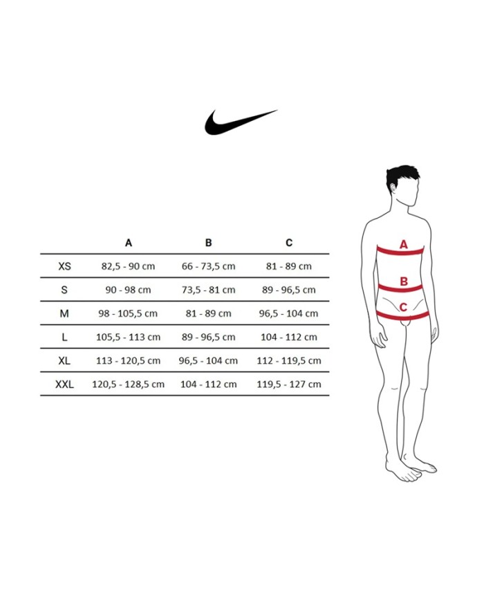 Costume Boxer Nike NESSE522001 Nero da Uomo in Poliestere