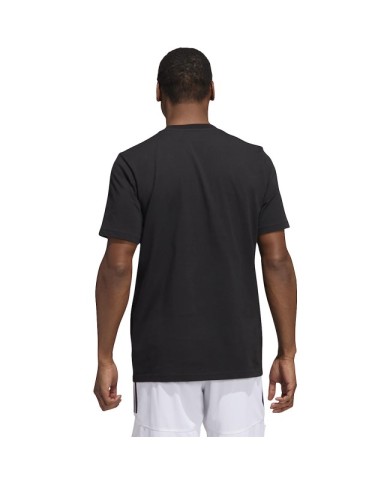 T-Shirt da Uomo Adidas Got You Shook Cotone Girocollo Nera HK6727 T-Shirt da Uomo Adidas Got You Shook Cotone Girocollo Nera HK6727