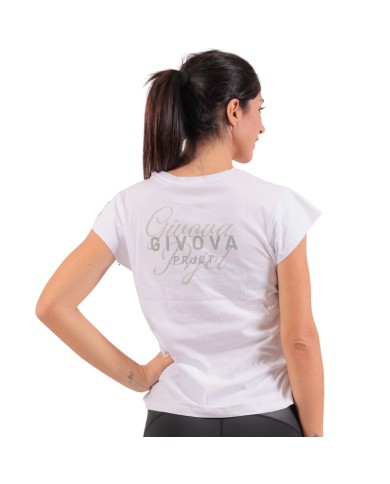 T-Shirt da Donna Givova LADY FLORAL MAC08 Cotone Bianco MAC080003 T-Shirt da Donna Givova LADY FLORAL MAC08 Cotone Bianco MAC080003