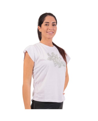 T-Shirt da Donna Givova LADY FLORAL MAC08 Cotone Bianco MAC080003 T-Shirt da Donna Givova LADY FLORAL MAC08 Cotone Bianco MAC080003