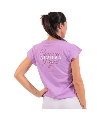 T-Shirt da Donna Givova LADY FLORAL MAC08 Cotone Viola MAC080014 T-Shirt da Donna Givova LADY FLORAL MAC08 Cotone Viola MAC080014