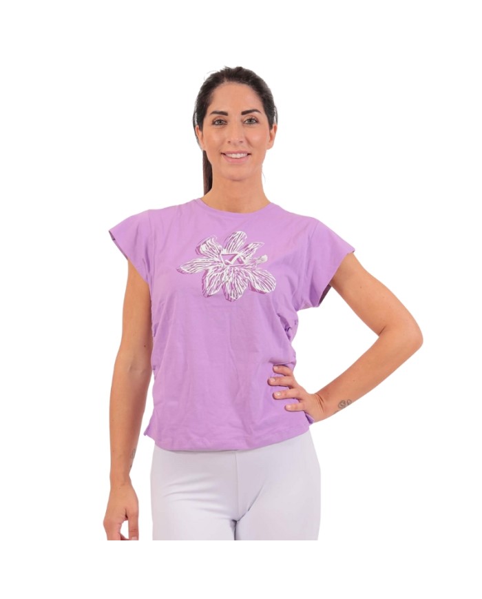 T-Shirt da Donna Givova LADY FLORAL MAC08 Cotone Viola MAC080014 T-Shirt da Donna Givova LADY FLORAL MAC08 Cotone Viola MAC080014