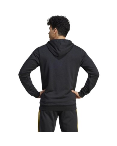 Felpa con Cappuccio Juventus 23/24 DNA Ufficiale Adidas Full Zip Nera HZ4966