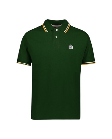 Polo da Uomo Admiral AD3027EI131 Verde Manica Corta in Cotone