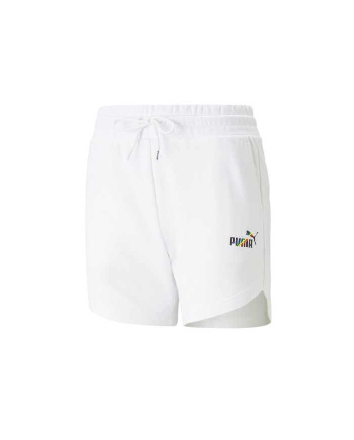 Pantaloncino da Donna Puma Essentials + Love is Love Short Bianco 67367402