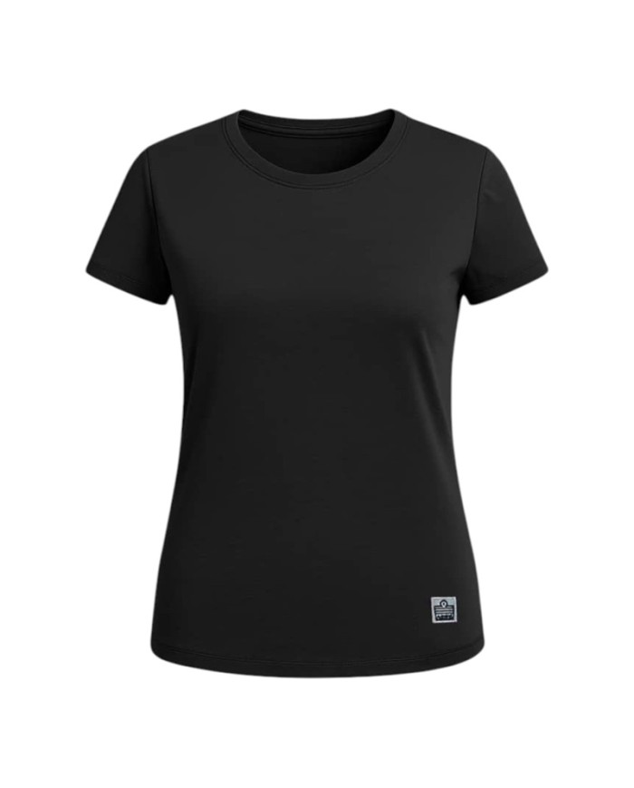 T-Shirt Donna Admiral AD3132EI007 Nero in Cotone jersey T-Shirt Donna Admiral AD3132EI007 Nero in Cotone jersey